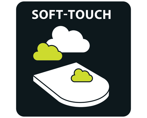 Symbol für Soft-Touch-Oberfläche