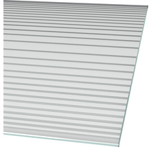 Strukturglas mit horizontalen Streifen