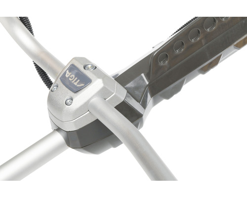 Detailansicht eines Stiga Trimmers mit Griff