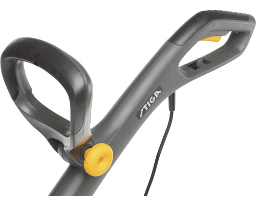 Griff einer Stiga Gartenfräse