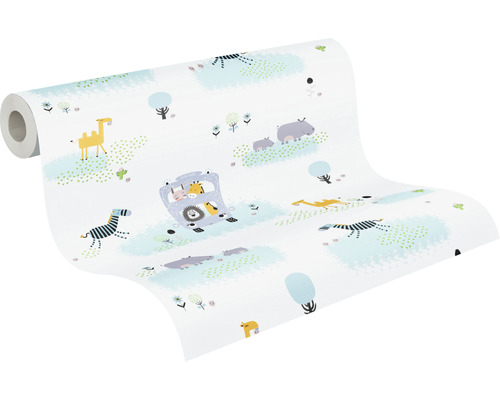 Tapetenrolle mit Tiermotiv für Kinderzimmer