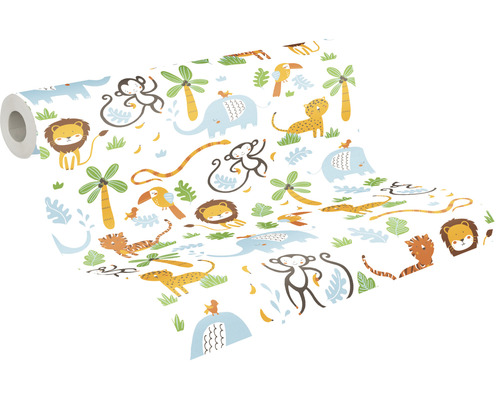 Tapetenrolle mit Dschungelmotiven
