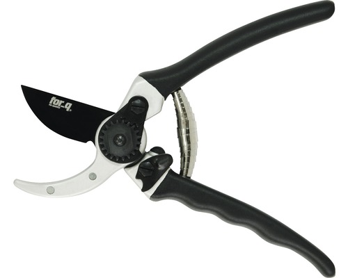 Gartenschere mit schwarzer Klinge und Griff