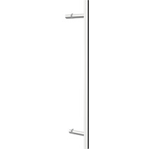 Drehtür mit Seitenwand Schulte ExpressPlus Alexa Style 2.0 900x900x1920 mm Echtglas Klar hell alunatur mit schmutzabweisender Glasbeschichtung
