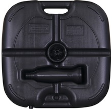 Schirmständerfuß aus Kunststoff, leer