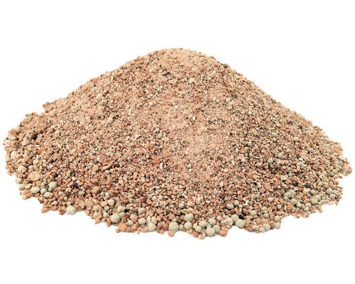 Haufen Bimsstein-Substrat für Pflanzen