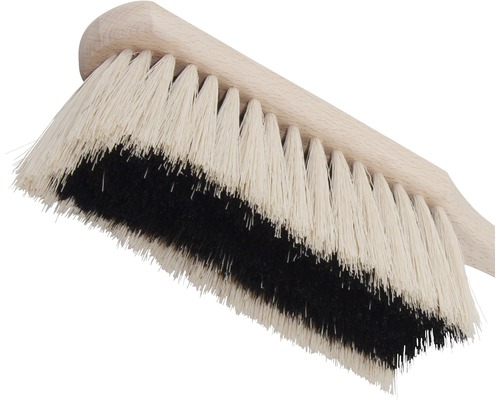 Handfeger mit Holzgriff und Borsten