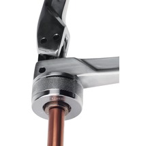 Rohrpresszange mit Kupferrohr