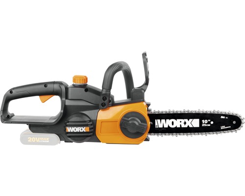 Akku-Kettensäge mit einer Schnittlänge von 25 cm von Worx