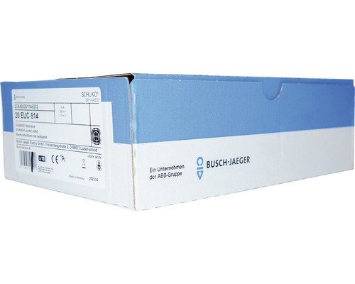 Verpackung einer Schuko Steckdose