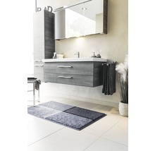 Badteppich Grund Diviso 60 x 100 cm grau