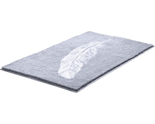 Rechteckiger Badteppich mit Federdesign