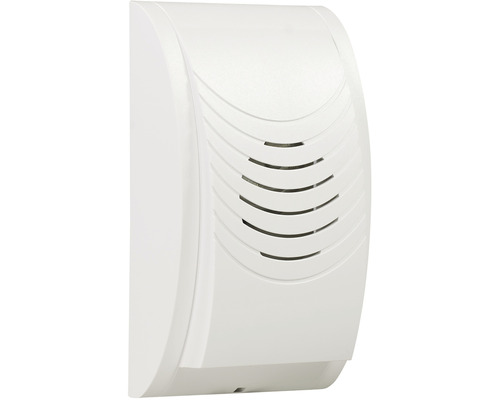 Weiße Türklingel für den Außenbereich