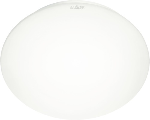 LED Deckenleuchte Steinel IP44 9,3W 918 lm 3000 K warmweiß Ø 255 mm RS 16 LED Glas weiß