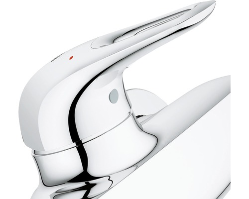 Detailaufnahme einer Armatur aus Metall