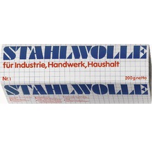 Stahlwolle für Industrie, Handwerk und Haushalt, 200 Gramm netto