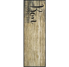 Fußmatte mit Bon Appetit Schriftzug und Holzoptik