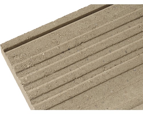 Beton Bordstein mit Rillenprofil