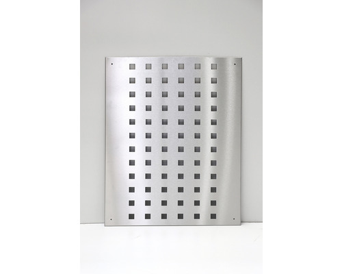 Gelochte Abdeckung aus Edelstahl