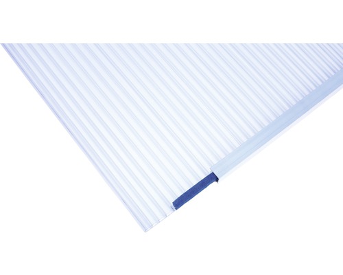 Lichtplatte mit Profil und Dichtband