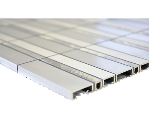 Aluminium Mosaikfliesen auf Netz