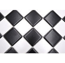 Keramikmosaik CD 202 30,0x30,0 cm schwarz weiß