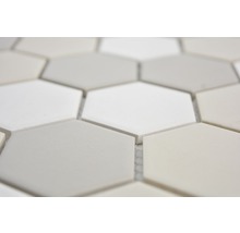 Mosaikfliesen in Sechseckform