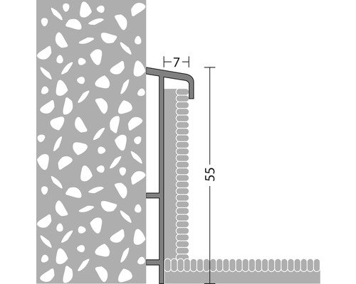Profilleiste mit Maßangaben
