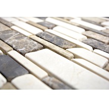 Mosaikfliesen aus Stein, Nahaufnahme