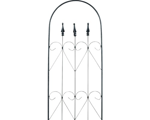 Gartentor aus Metall mit Herzdesign zur Kletterpflanzenunterstützung