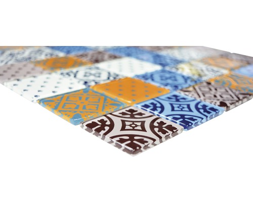 Mosaikfliesen mit verschiedenen Mustern