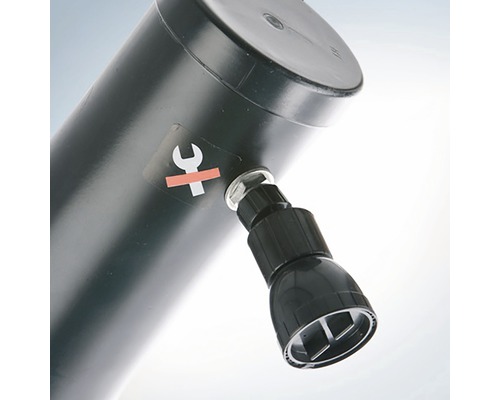 Drucksprüher mit Düse und Symbol: Keine Reparatur erlaubt