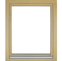 Holzfensterrahmen mit integriertem Rollladenführungssystem