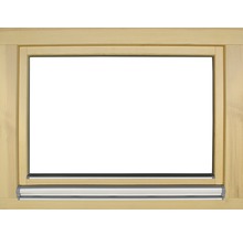 Holzfensterrahmen mit Aluminium-Fensterbank