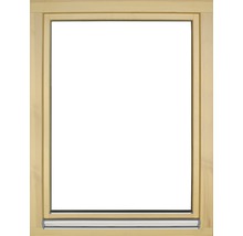 Holzfensterrahmen mit Aluminium-Fensterbank