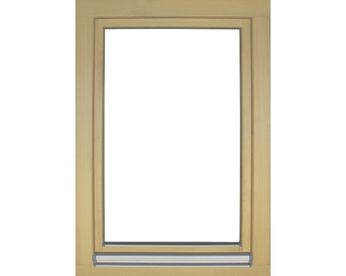 Holzfensterrahmen mit integriertem Insektenschutzgitter