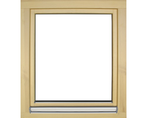Holzfensterrahmen mit Aluminium-Fensterbank