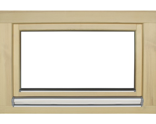 Holzfenster mit Rollladenführung