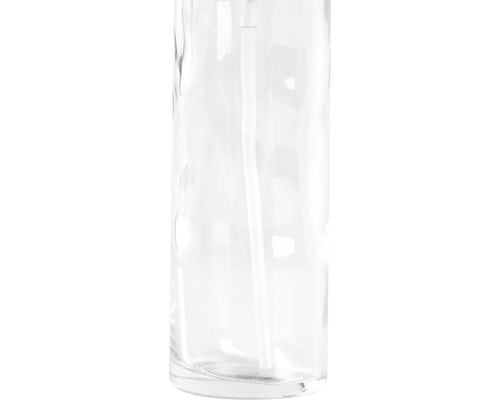 Leerer Seifenspender aus Glas