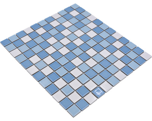 Quadratische Mosaikfliese aus Keramik