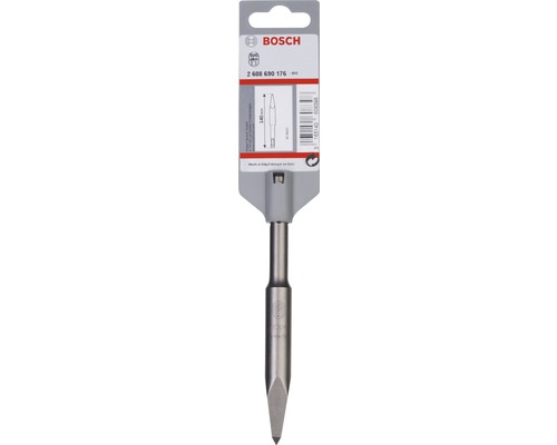 Bosch Spitzmeißel mit einer Länge von 140 Millimetern in Verpackung