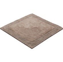 Quadratische Badematte mit Bordüre