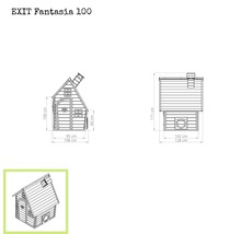 EXIT Fantasia 100 Spielhaus Maßzeichnung