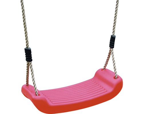 Kinderschaukel mit Seilen und Kunststoffsitz