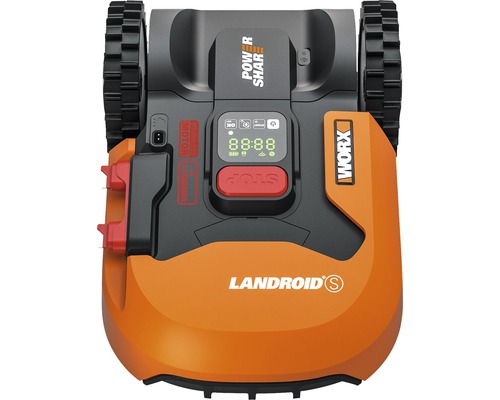 Worx Landroid S Rasenmähroboter Ansicht von oben