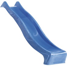 Blaue Kinderrutsche aus Kunststoff