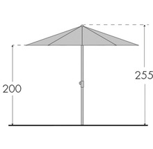 Sonnenschirm Marktschirm Doppler Active Auto Tilt mit Kurbelfunktion Ø 320 cm Polyester grün-thumb-6 Sonnenschirm Marktschirm Doppler Active Auto Tilt mit Kurbelfunktion Ø 320 cm Polyester grün-thumb-6