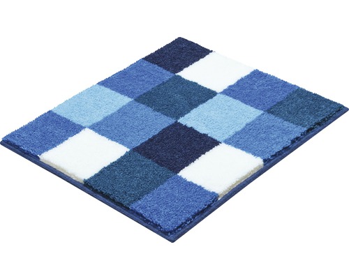 Badteppich mit Schachmuster