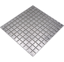 Keramikmosaik SB 393 30,2x33,0 cm silber