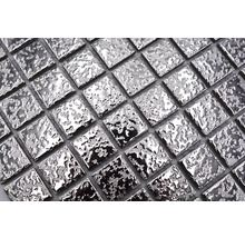 Keramikmosaik SB 393 30,2x33,0 cm silber